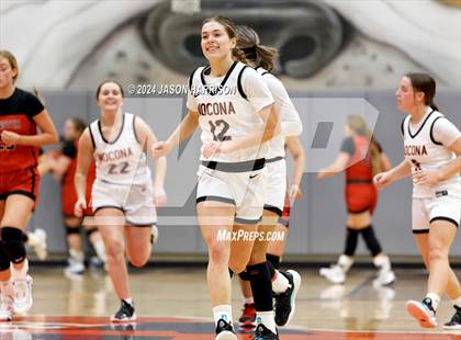 Thumbnail 3 in Muenster vs Nocona (UIL Basketball 2A Regional Semifinal) photogallery.