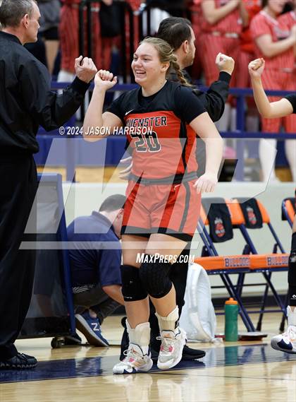 Thumbnail 1 in Muenster vs Nocona (UIL Basketball 2A Regional Semifinal) photogallery.