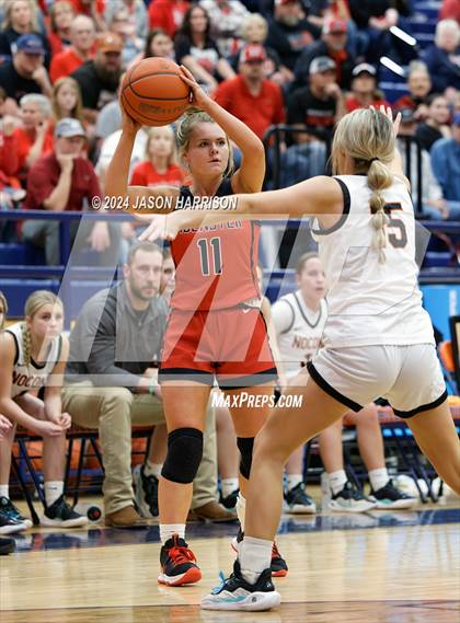 Thumbnail 1 in Muenster vs Nocona (UIL Basketball 2A Regional Semifinal) photogallery.