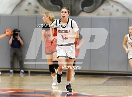 Thumbnail 3 in Muenster vs Nocona (UIL Basketball 2A Regional Semifinal) photogallery.