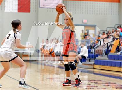 Thumbnail 2 in Muenster vs Nocona (UIL Basketball 2A Regional Semifinal) photogallery.