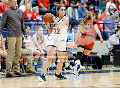 Thumbnail 2 in Muenster vs Nocona (UIL Basketball 2A Regional Semifinal) photogallery.