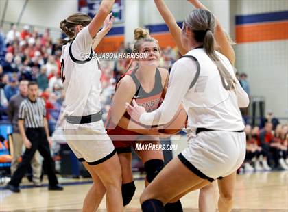 Thumbnail 3 in Muenster vs Nocona (UIL Basketball 2A Regional Semifinal) photogallery.