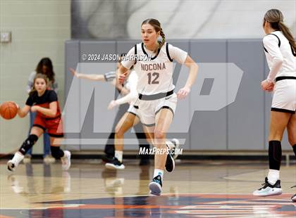 Thumbnail 2 in Muenster vs Nocona (UIL Basketball 2A Regional Semifinal) photogallery.
