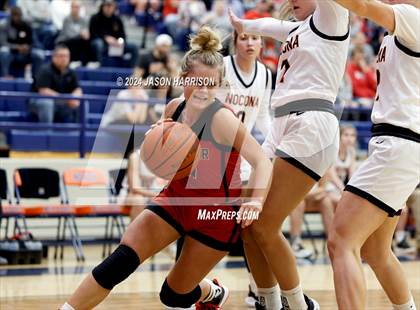 Thumbnail 3 in Muenster vs Nocona (UIL Basketball 2A Regional Semifinal) photogallery.