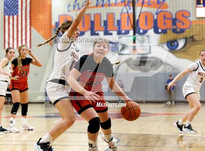 Thumbnail 2 in Muenster vs Nocona (UIL Basketball 2A Regional Semifinal) photogallery.
