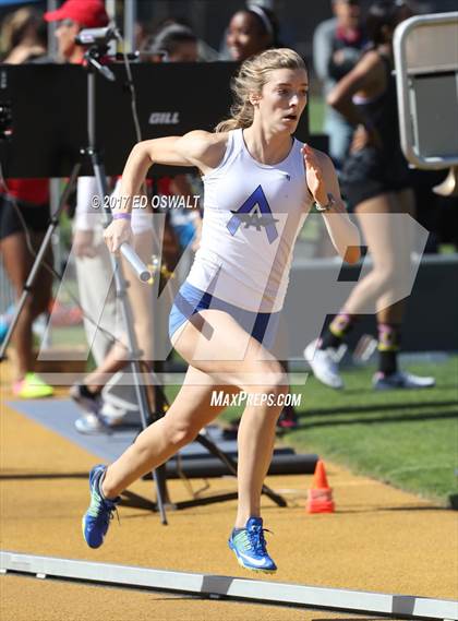 Thumbnail 2 in CIF NCS Masters Track and Field (4x400 Meter Relay) photogallery.