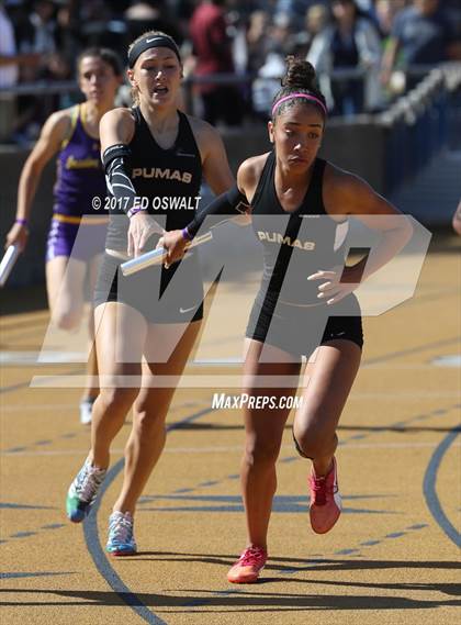 Thumbnail 3 in CIF NCS Masters Track and Field (4x400 Meter Relay) photogallery.