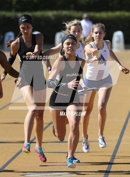 Thumbnail 1 in CIF NCS Masters Track and Field (4x400 Meter Relay) photogallery.