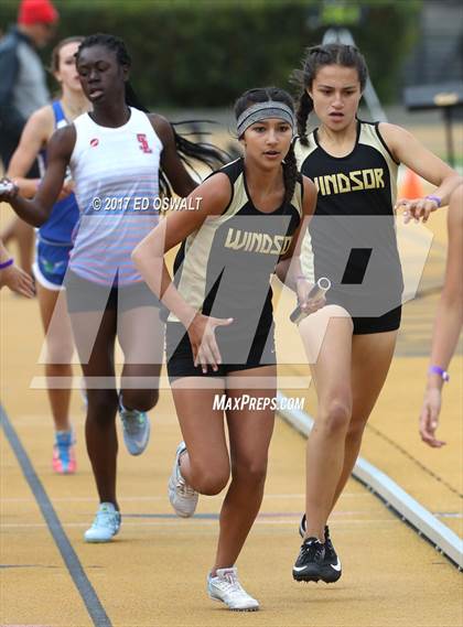 Thumbnail 2 in CIF NCS Masters Track and Field (4x400 Meter Relay) photogallery.