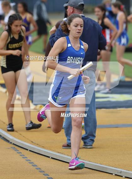 Thumbnail 1 in CIF NCS Masters Track and Field (4x400 Meter Relay) photogallery.
