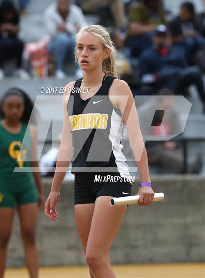 Thumbnail 2 in CIF NCS Masters Track and Field (4x400 Meter Relay) photogallery.