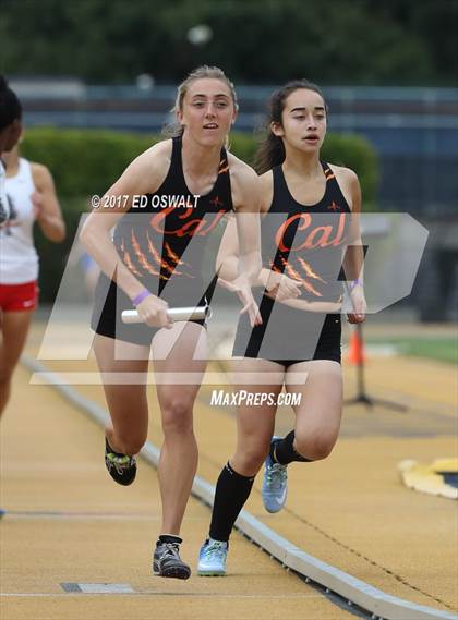 Thumbnail 1 in CIF NCS Masters Track and Field (4x400 Meter Relay) photogallery.