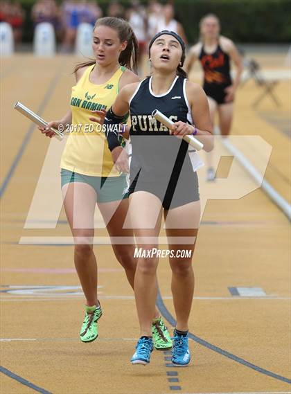 Thumbnail 1 in CIF NCS Masters Track and Field (4x400 Meter Relay) photogallery.