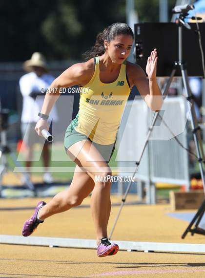 Thumbnail 3 in CIF NCS Masters Track and Field (4x400 Meter Relay) photogallery.