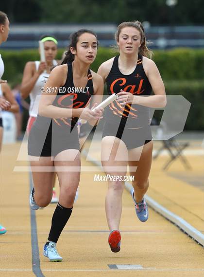 Thumbnail 2 in CIF NCS Masters Track and Field (4x400 Meter Relay) photogallery.