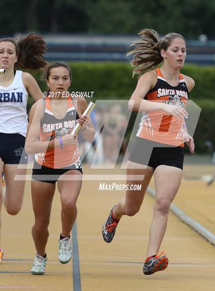 Thumbnail 1 in CIF NCS Masters Track and Field (4x400 Meter Relay) photogallery.