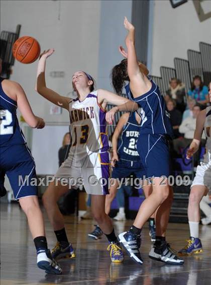 Thumbnail 3 in Burke Catholic vs. Warwick (Warwick Holiday Classic) photogallery.
