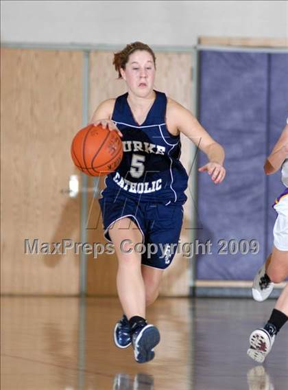 Thumbnail 1 in Burke Catholic vs. Warwick (Warwick Holiday Classic) photogallery.