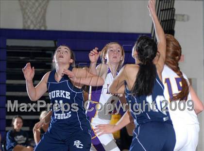 Thumbnail 1 in Burke Catholic vs. Warwick (Warwick Holiday Classic) photogallery.