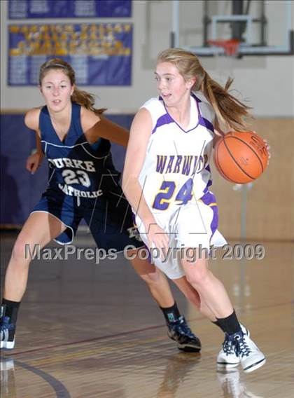 Thumbnail 3 in Burke Catholic vs. Warwick (Warwick Holiday Classic) photogallery.