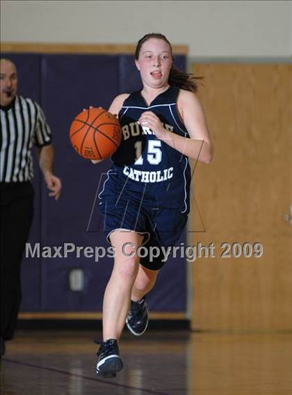 Thumbnail 3 in Burke Catholic vs. Warwick (Warwick Holiday Classic) photogallery.