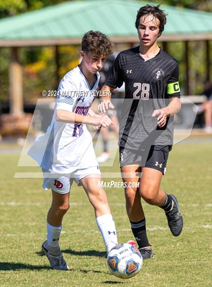 Thumbnail 1 in Davidson Day vs Trinity Academy (NCISAA 3A Tournament Quarterfinal) photogallery.