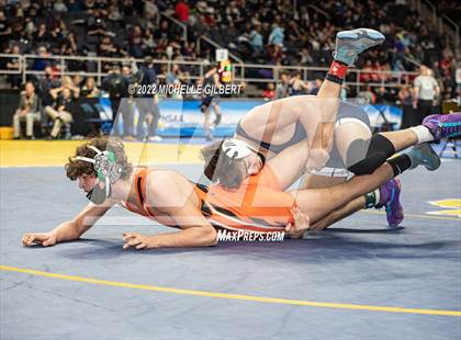 Thumbnail 1 in NYSPHSAA D2 State Championship Wrestling Round 2  photogallery.