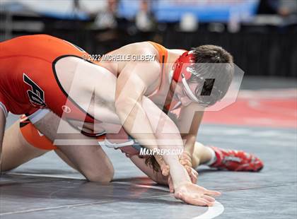 Thumbnail 2 in NYSPHSAA D2 State Championship Wrestling Round 2  photogallery.