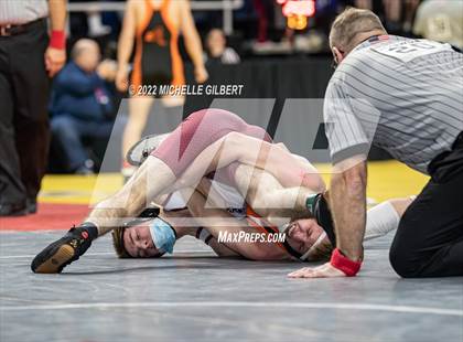 Thumbnail 2 in NYSPHSAA D2 State Championship Wrestling Round 2  photogallery.