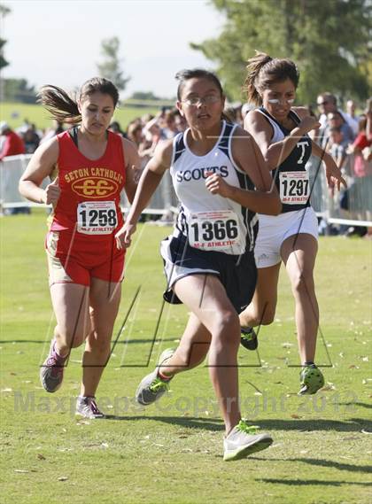 Thumbnail 2 in AIA State Cross Country Championships (D3 Girls) photogallery.