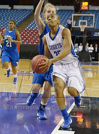 Thumbnail 2 in Capital Christian vs. Brookside Christian (CIF SJS D5 Final) photogallery.
