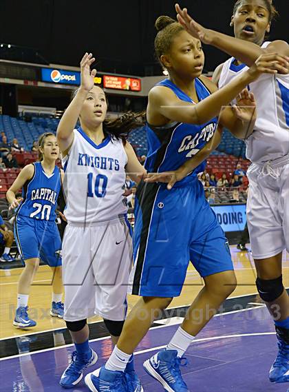 Thumbnail 2 in Capital Christian vs. Brookside Christian (CIF SJS D5 Final) photogallery.