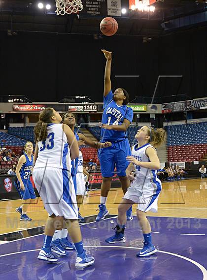 Thumbnail 3 in Capital Christian vs. Brookside Christian (CIF SJS D5 Final) photogallery.