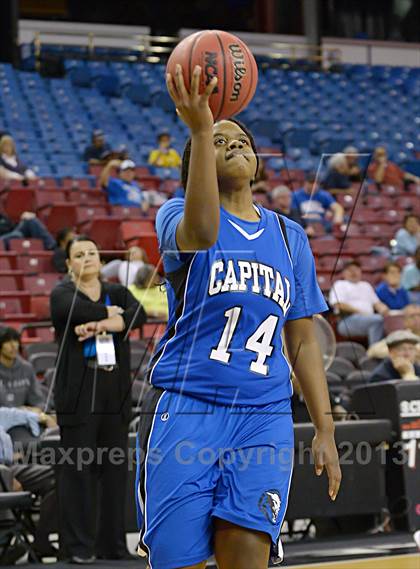 Thumbnail 3 in Capital Christian vs. Brookside Christian (CIF SJS D5 Final) photogallery.