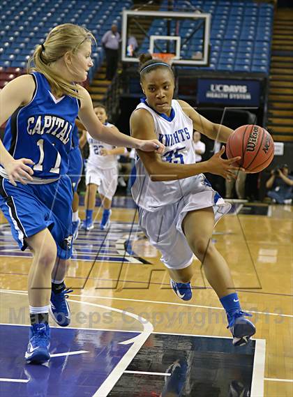Thumbnail 1 in Capital Christian vs. Brookside Christian (CIF SJS D5 Final) photogallery.