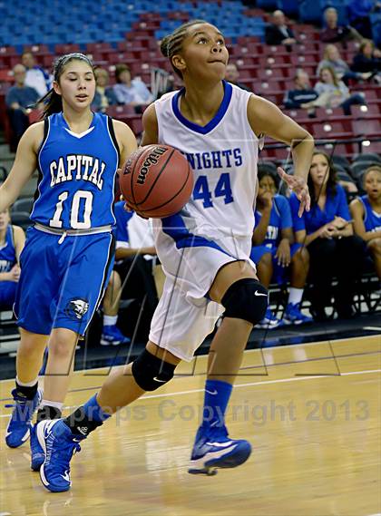 Thumbnail 1 in Capital Christian vs. Brookside Christian (CIF SJS D5 Final) photogallery.