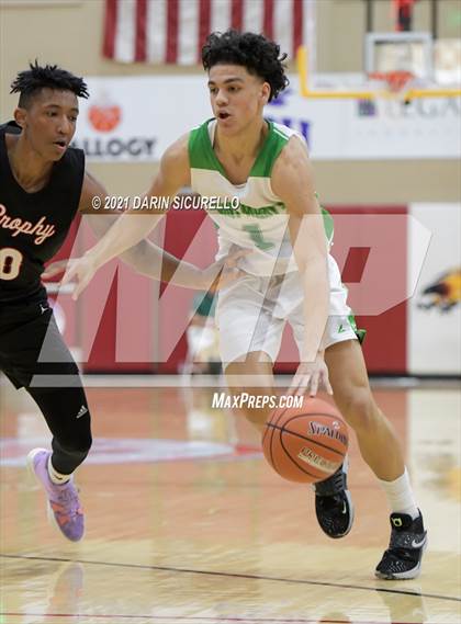 Thumbnail 1 in St. Mary's vs Brophy College Prep (Hoophall West Tournament) photogallery.