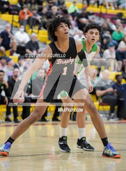 Thumbnail 1 in St. Mary's vs Brophy College Prep (Hoophall West Tournament) photogallery.
