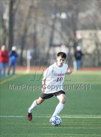 Thumbnail 3 in Clarence vs Baldwinsville (NYSPHSAA Class AA Semifinal) photogallery.