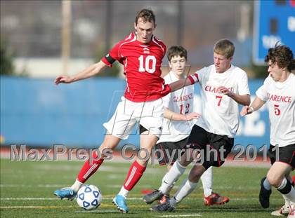 Thumbnail 2 in Clarence vs Baldwinsville (NYSPHSAA Class AA Semifinal) photogallery.