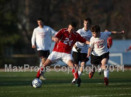 Thumbnail 1 in Clarence vs Baldwinsville (NYSPHSAA Class AA Semifinal) photogallery.