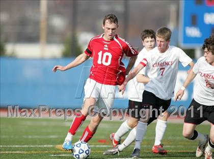 Thumbnail 3 in Clarence vs Baldwinsville (NYSPHSAA Class AA Semifinal) photogallery.