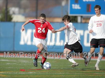 Thumbnail 3 in Clarence vs Baldwinsville (NYSPHSAA Class AA Semifinal) photogallery.