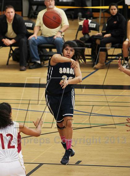 Thumbnail 2 in Downey vs. Sonora (So Cal Holiday Classic) photogallery.