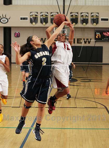 Thumbnail 1 in Downey vs. Sonora (So Cal Holiday Classic) photogallery.