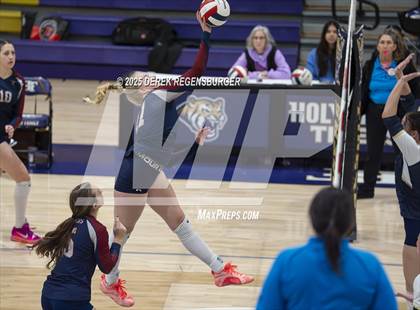 Thumbnail 1 in The Classical Academy vs Evergreen (@ Holy Family) photogallery.