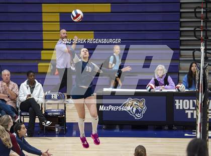 Thumbnail 1 in The Classical Academy vs Evergreen (@ Holy Family) photogallery.