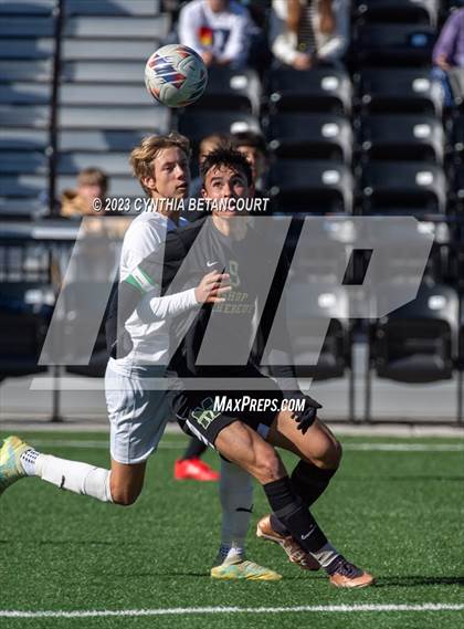 Thumbnail 2 in Crested Butte vs Bishop Machebeuf (CHSAA 2A Championship) photogallery.