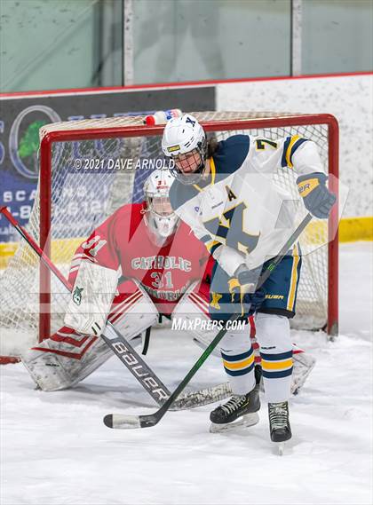 Thumbnail 3 in Catholic Memorial @ Xaverian Brothers (Catholic Conference Final) photogallery.